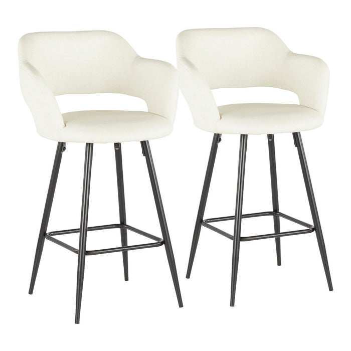 Margarite - Counter Stool - Black Metal (Set of 2)