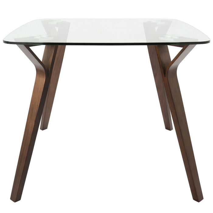 Cosmo - Canary Dining Table - Black Metal Base