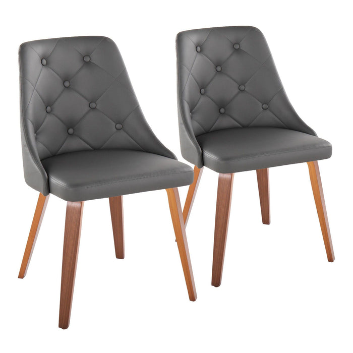 Marche - Chair (Set of 2) - Walnut Legs