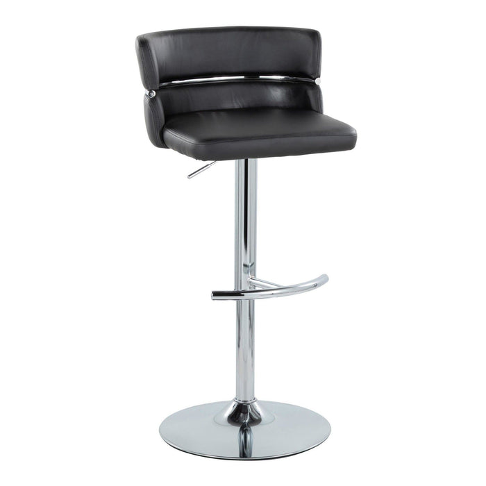 Cinch - Adjustable Barstool (Set of 2) - Silver Base