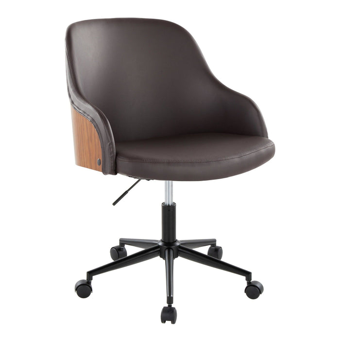 Bacci - Office Chair - Black Metal Base