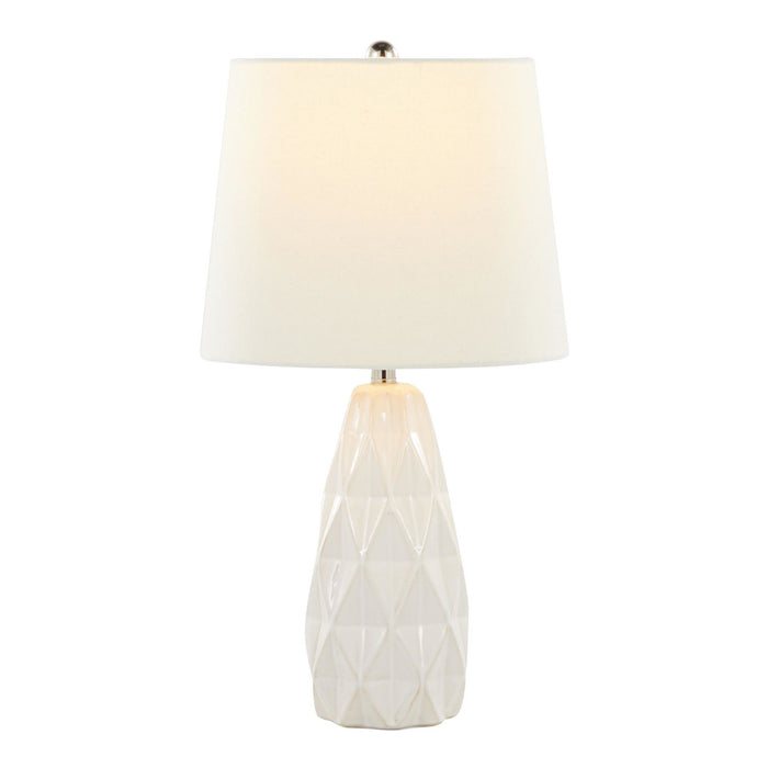 Hex - 20" Ceramic Accent Lamp (Set of 2)