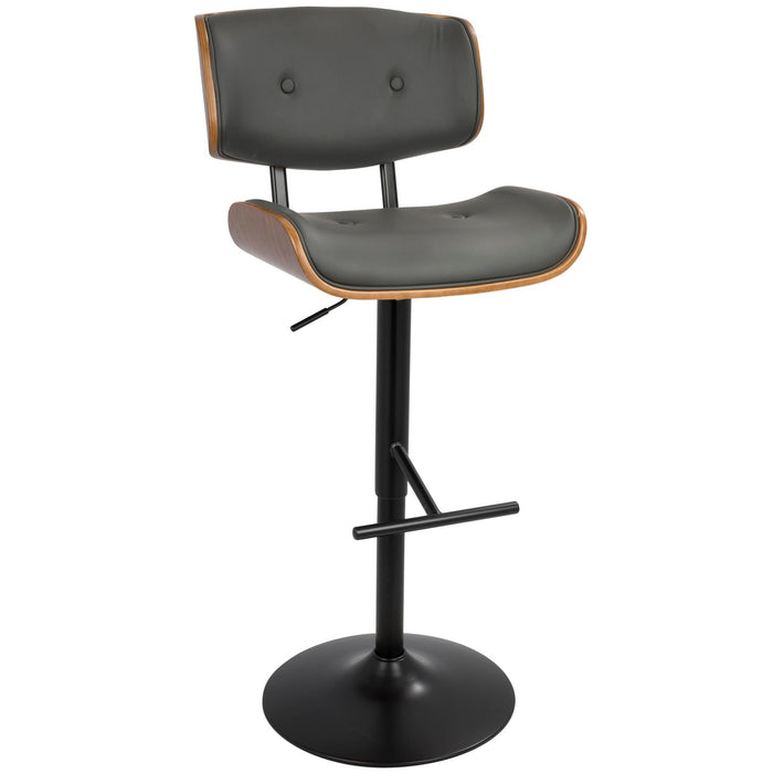 Lombardi - Adjustable Barstool (Set of 2) - Black Base