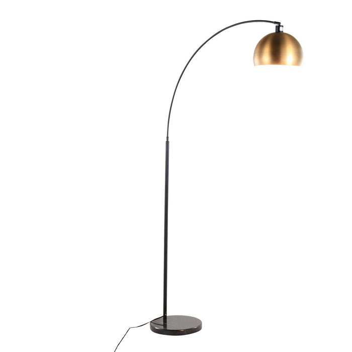 March - Floor Lamp - Black Marble