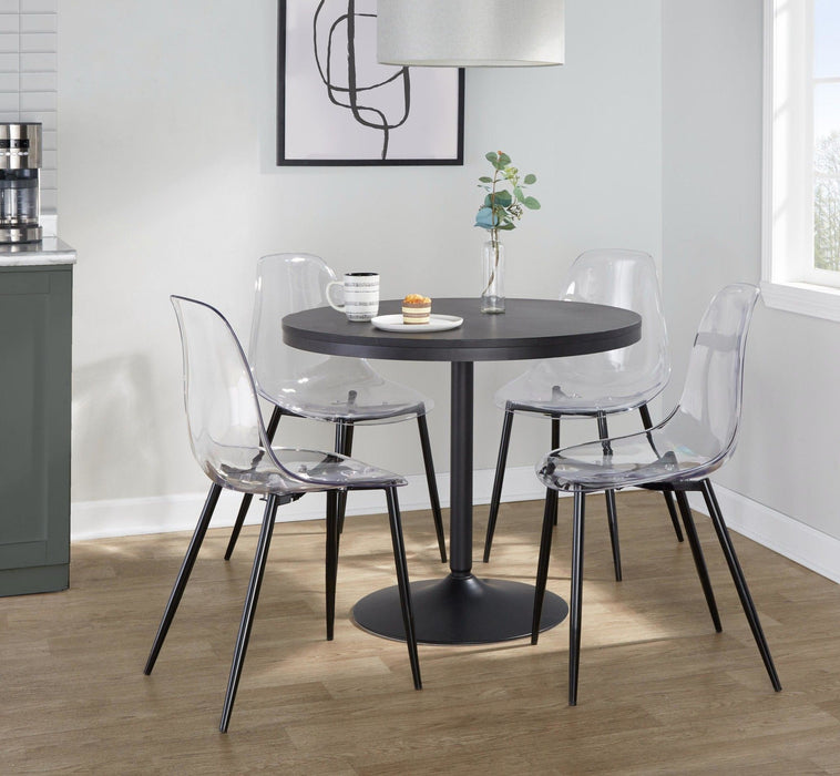 Dakota - Charlotte Dining Set - White Metal