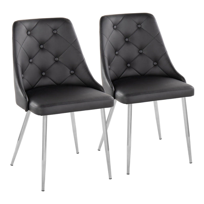 Marche - Chair (Set of 2) - Chrome Legs