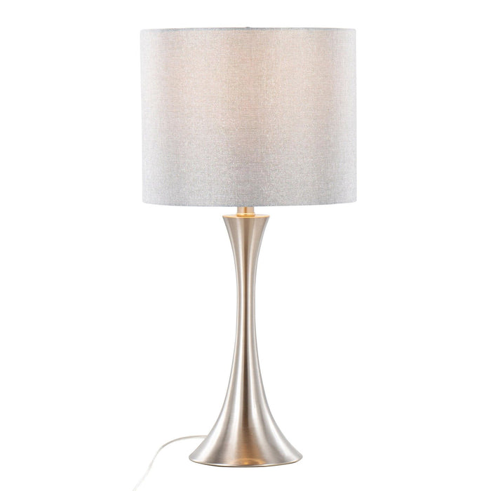 Lenuxe - 24" Metal Table Lamp (Set of 2) - Steel Base