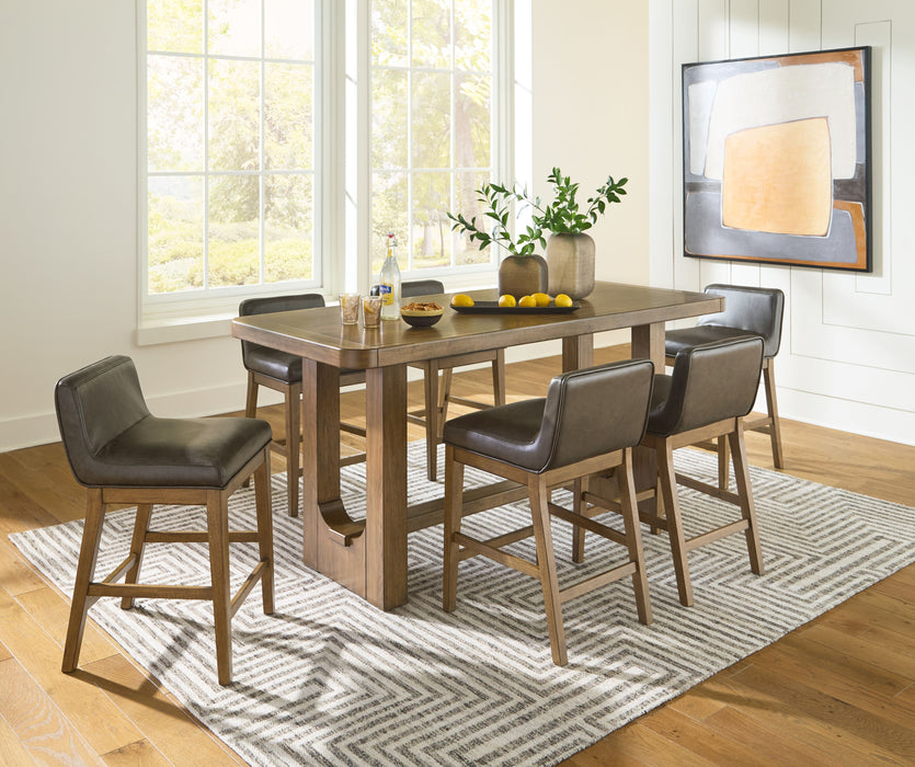 Cabalynn -  Rectangular Dining Room Counter Table Set