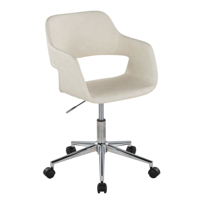 Margarite - Task Chair - Chrome Metal