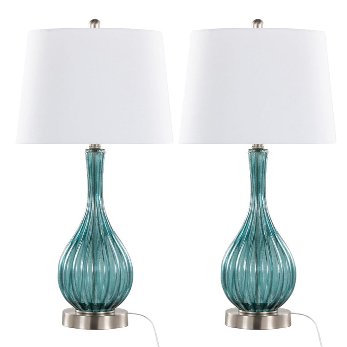 Jenny - 27" Glass Table Lamp (Set of 2)