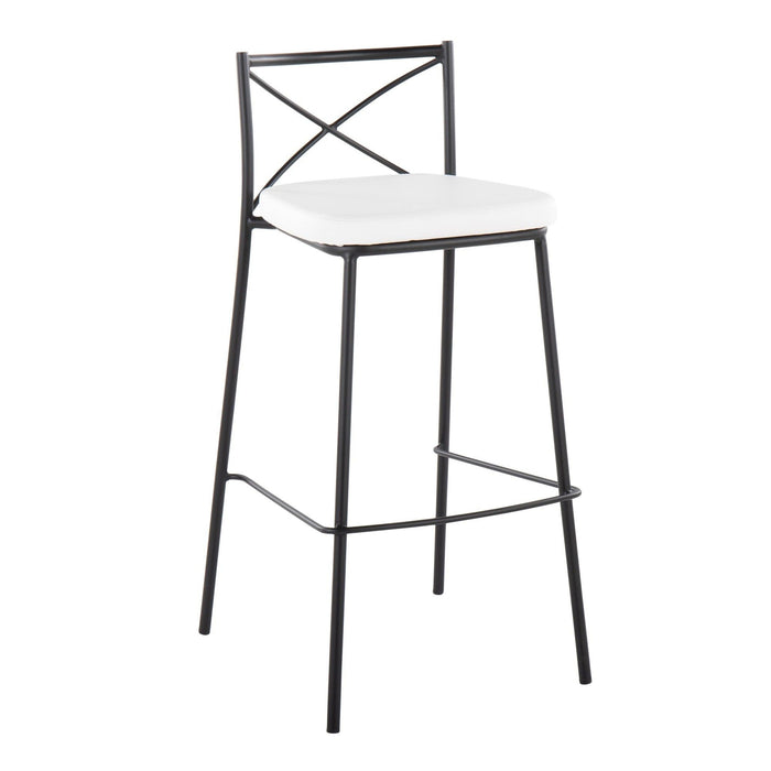 Modern Charlotte - 30" Fixed-Height Barstool (Set of 2)