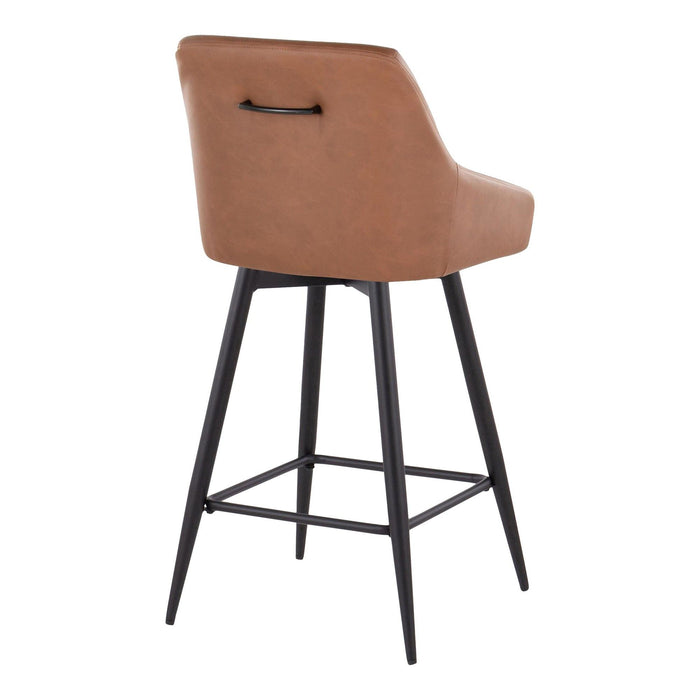 Hannah - 30" Fixed-Height Barstool With Swivel (Set of 2)