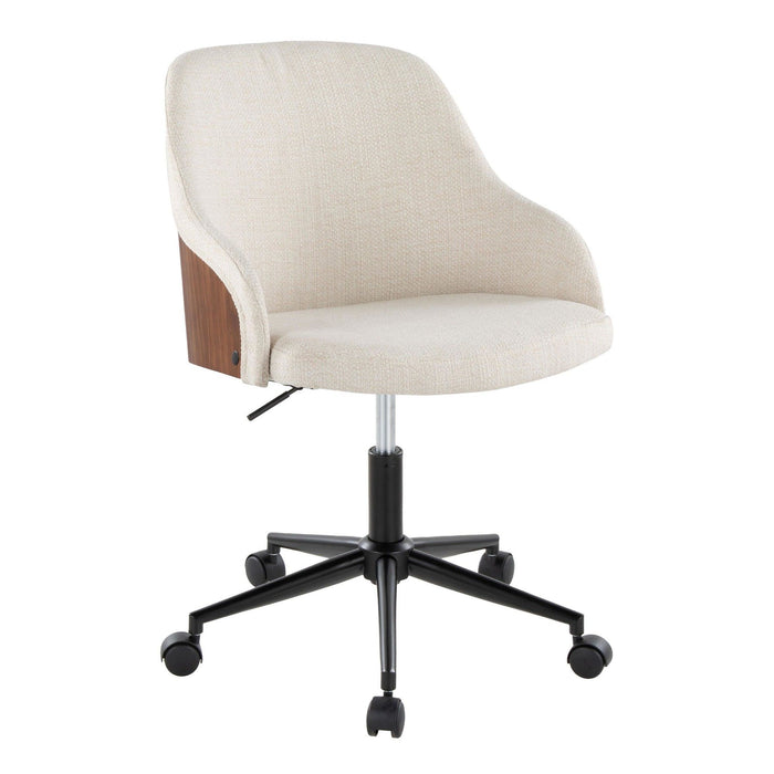 Bacci - Office Chair - Black Metal Base