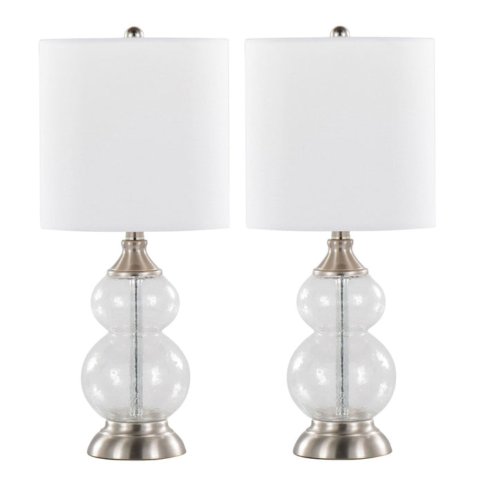 Belle - 20" Glass Accent Lamp (Set of 2)