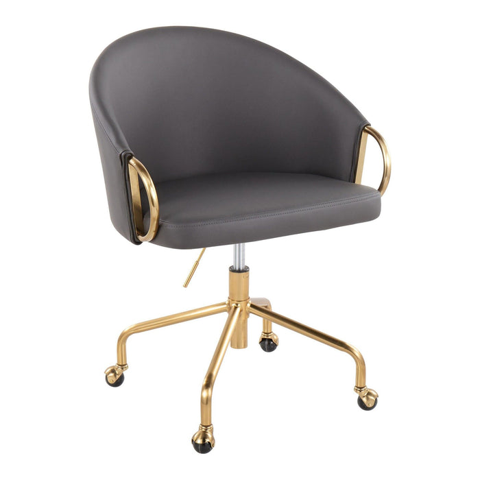 Claire - Task Chair - Gold Base