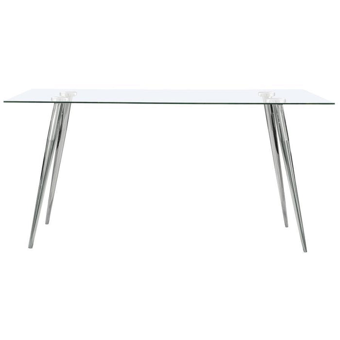 Gilman - Rectangle Glass Top Dining Table