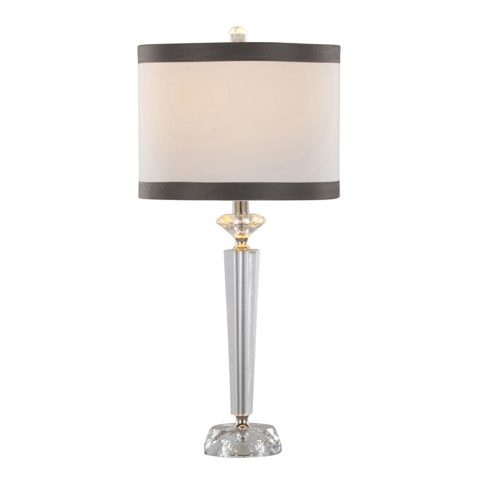 Diamond - Torch 25.75" Crystal Table Lamp (Set of 2) - White