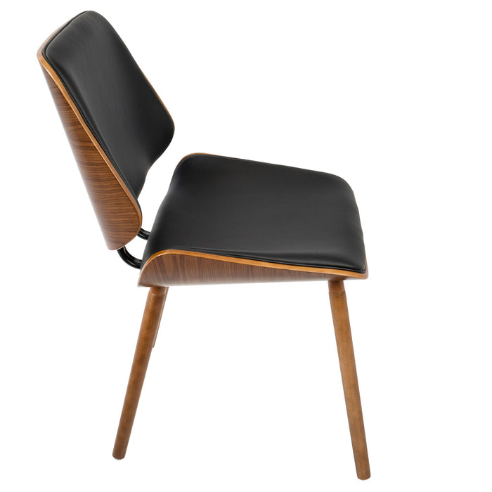 Kari - Accent Chair - Black And Brown Legs