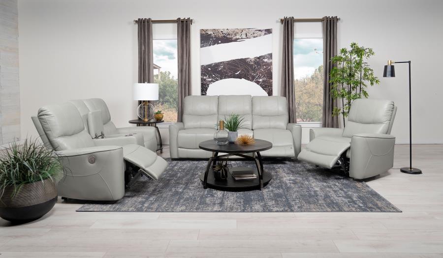 Greenfield - Upholstered Power Reclining Sofa Set