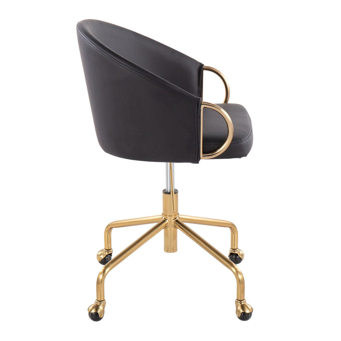 Claire - Task Chair - Gold Base