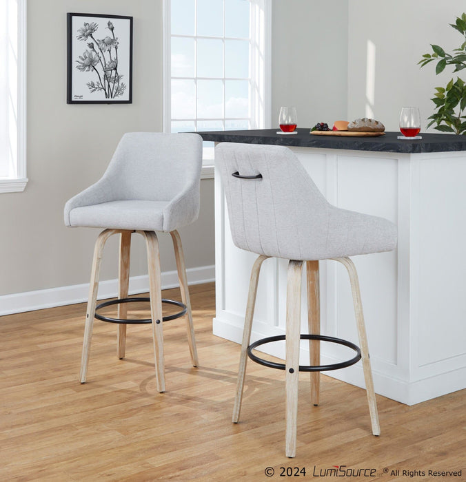 Hannah - Adjustable Barstool With Swivel (Set of 2)