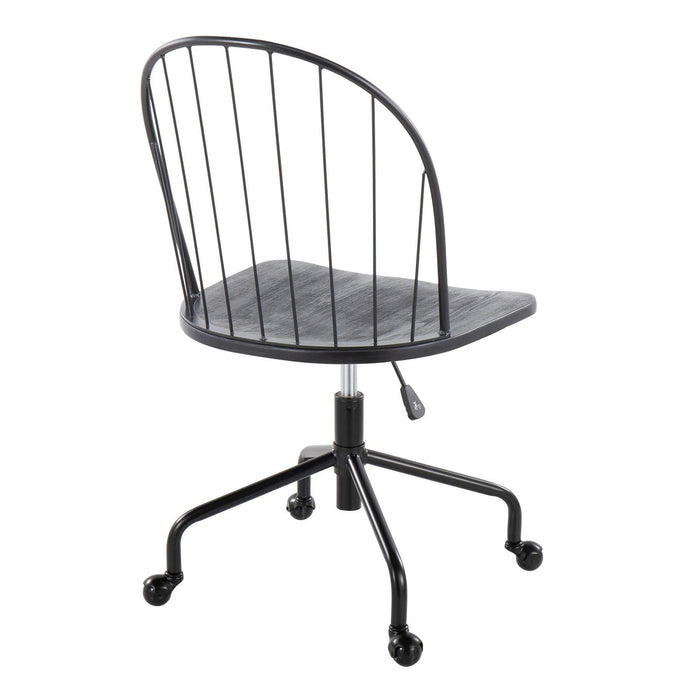 Margarite - Task Chair - Chrome Metal