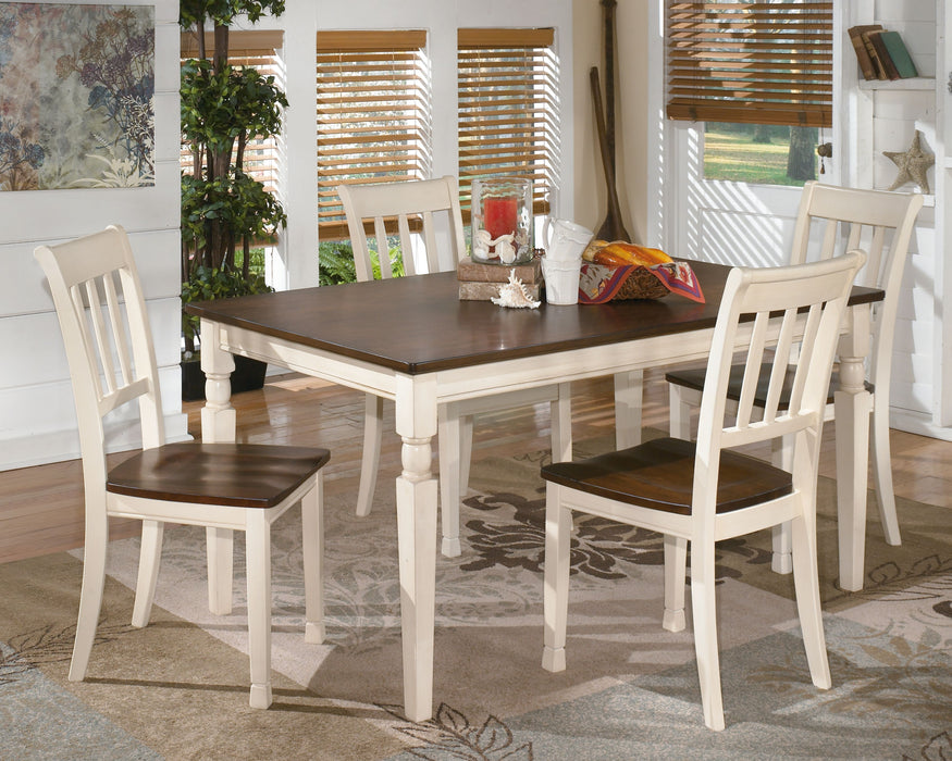 Whitesburg - Brown / Cottage White - Dining Room Side Chair (Set of 2)