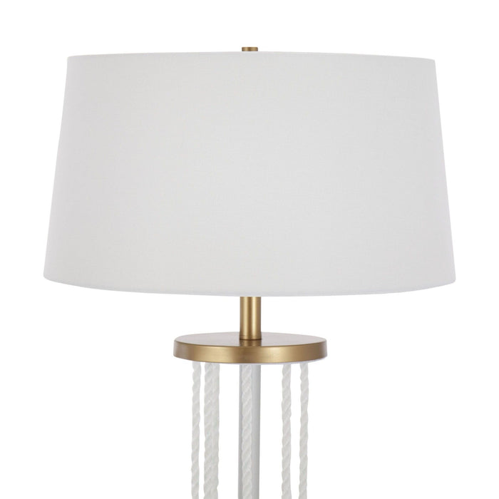 Rope - 62" Floor Lamp - White