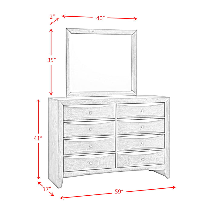 Emily - Dresser & Mirror Set