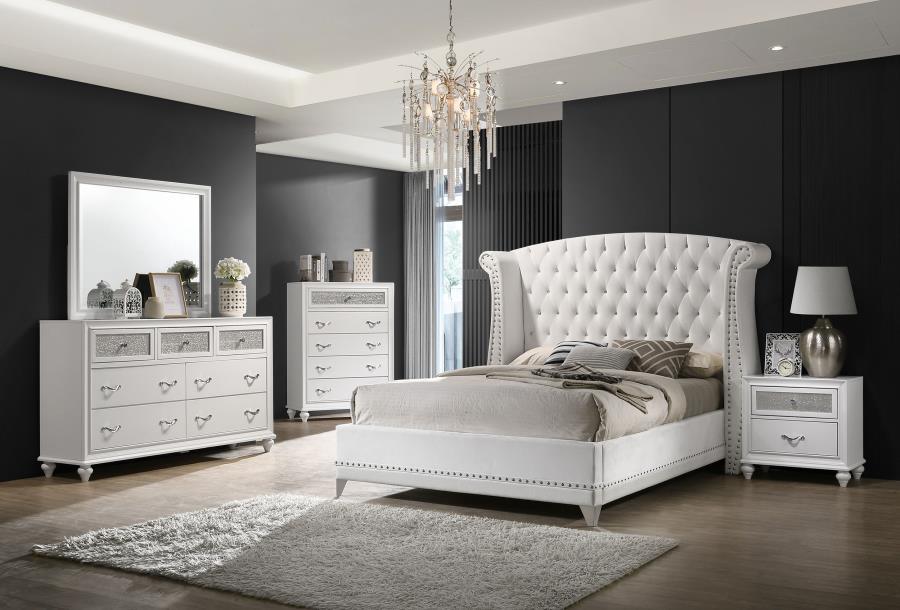 Barzini - Wingback Tufted Bed