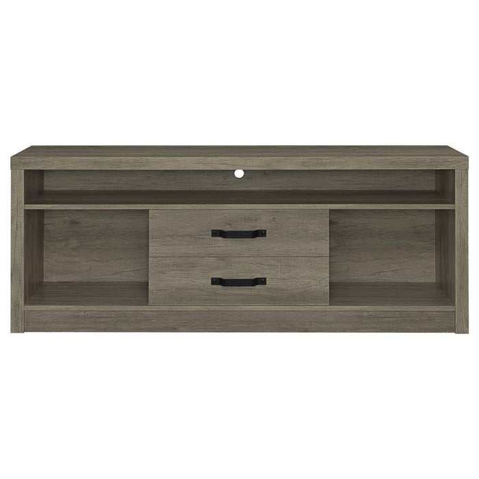 Burke - 2-Drawer TV Console - Gray Driftwood