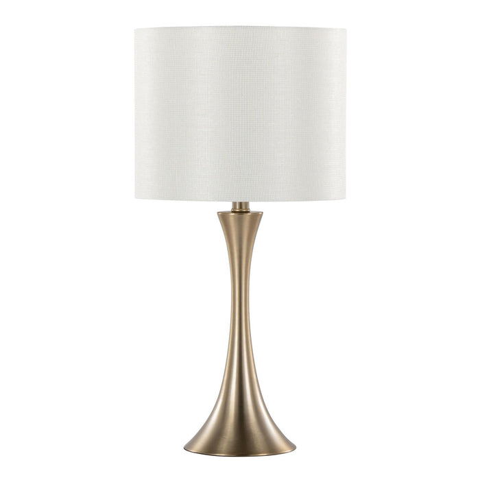 Lenuxe - 24" Metal Table Lamp (Set of 2) - Gold Base