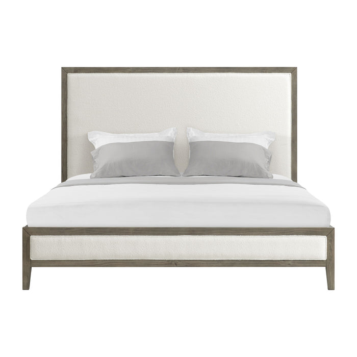 Versailles Contemporary - Fabric Panel Bed With Low Footboard