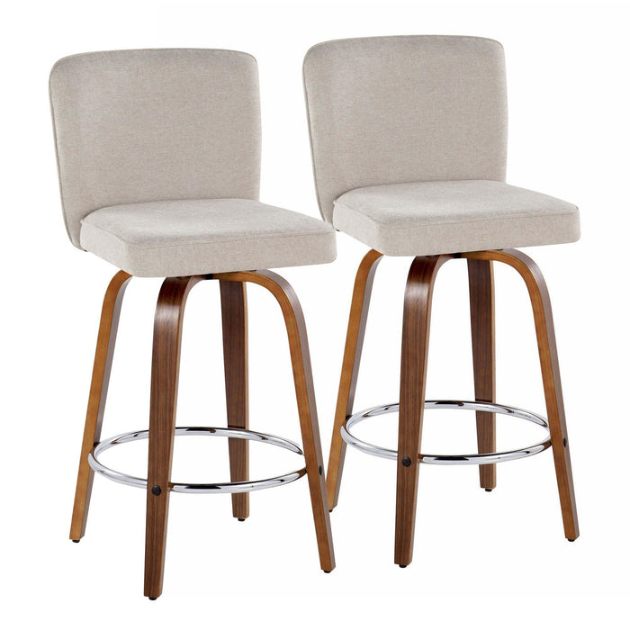 Henry - 26" Fixed-Height Counter Stool With Swivel (Set of 2)