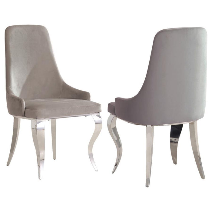 Antoine - Velvet Upholstered Dining Side Chair (Set of 2)