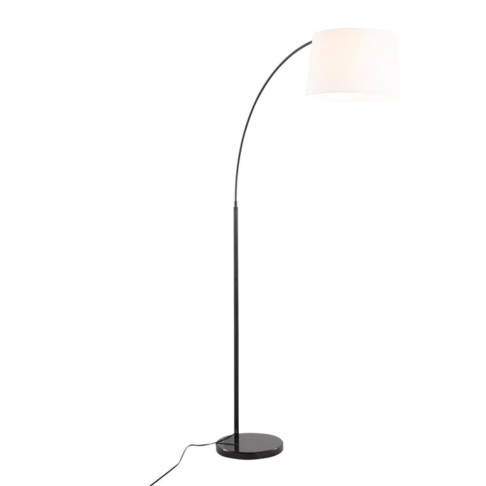 March - Floor Lamp - Black Marble