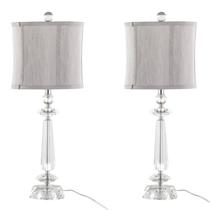 Karat - 25" Crystal Table Lamp (Set of 2)