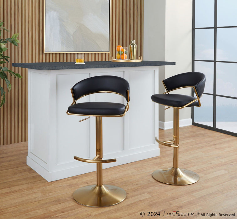 Henry - 30" Fixed-Height Barstool With Swivel (Set of 2)