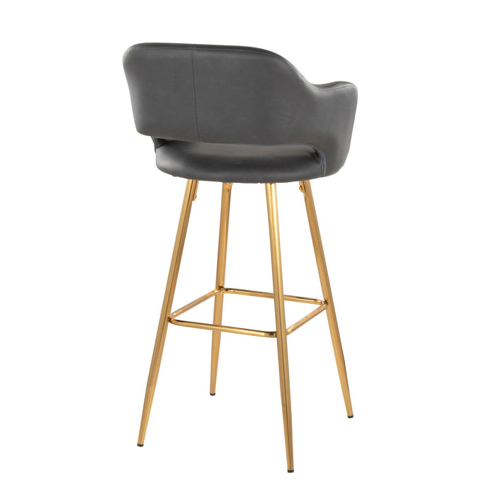 Margarite - Barstool - Black Metal (Set of 2)