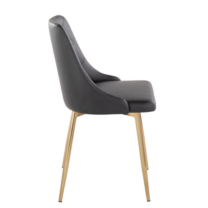 Marche - Chair (Set of 2) - Gold Legs