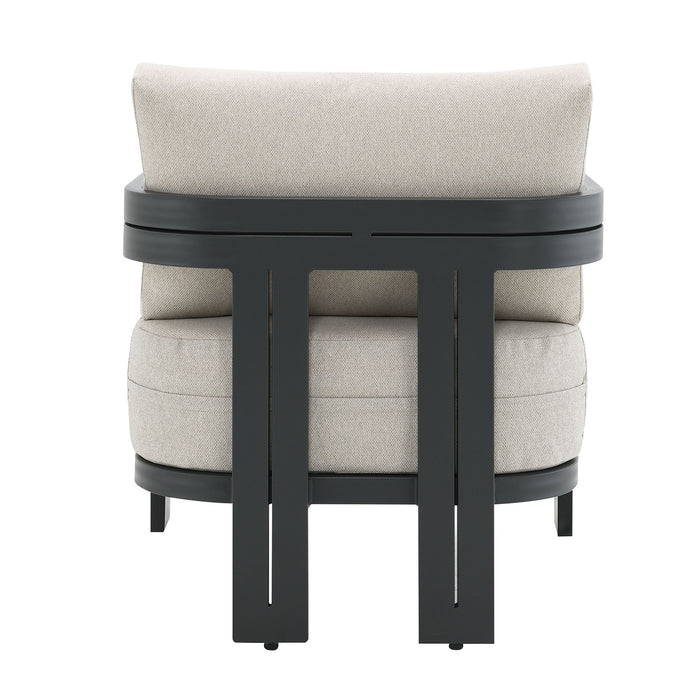 Costa - Chair (Set of 2) - Black And Soluction Beige