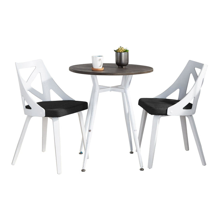 Clara - Charlotte Round Dinette Set (Set of 3)