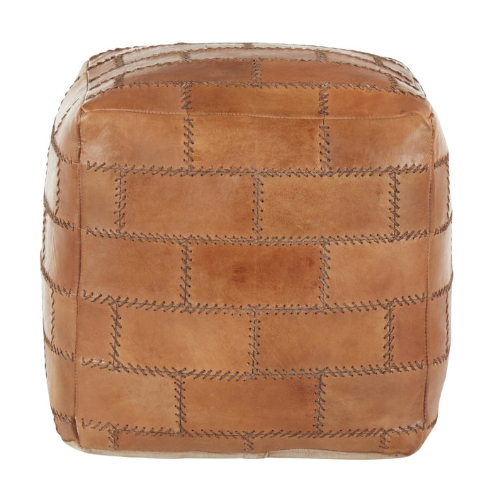 Cobbler - Pouf - Brown Leather