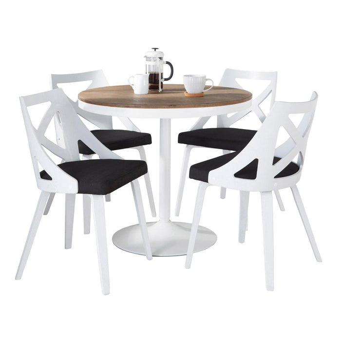 Dakota - Charlotte Dining Set - Brown Legs