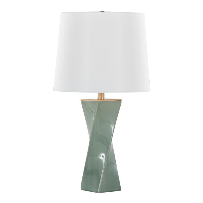 Curvo - Square 27" Ceramic Table Lamp