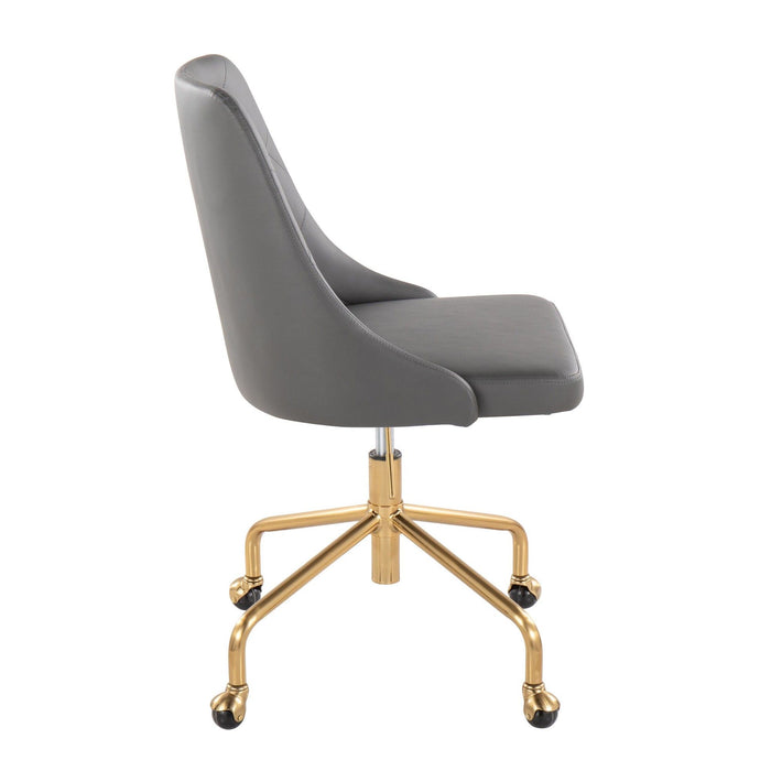 Marche - Task Chair - Gold Base