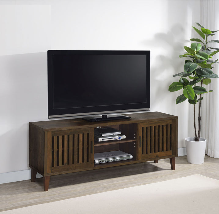 Sedona - 2 Door Engineered Wood 60" Tv Stand - Dark Pine