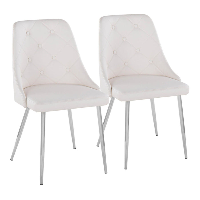 Marche - Chair (Set of 2) - Chrome Legs