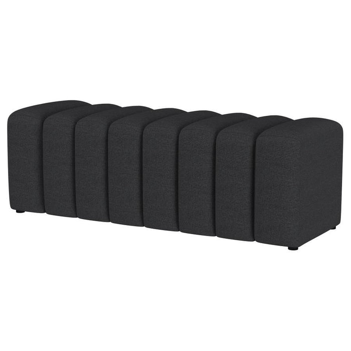 Summer - Upholstered Channel Tufted Accent Bench