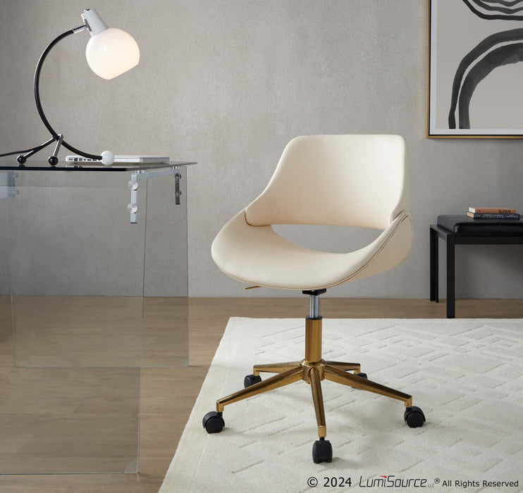 Bacci - Office Chair - Chrome Metal Base